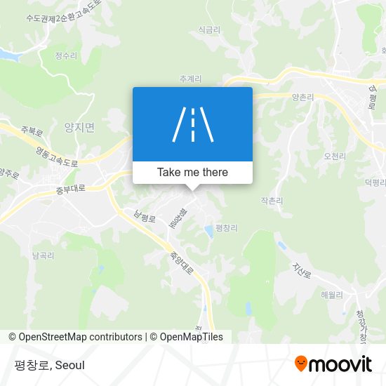 평창로 map