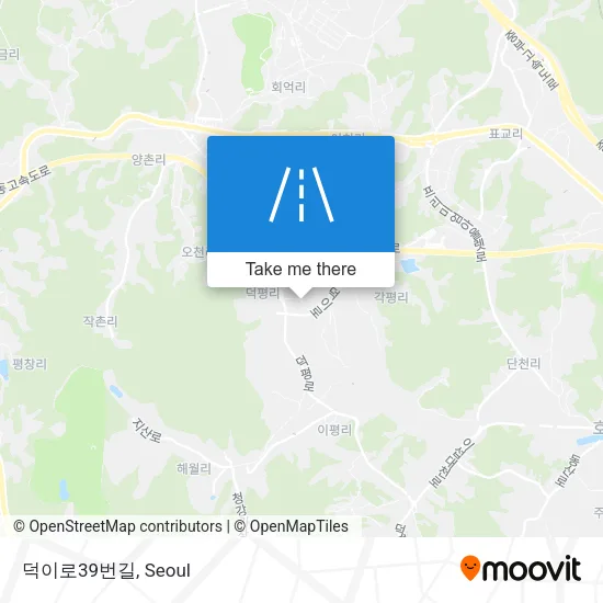 덕이로39번길 map