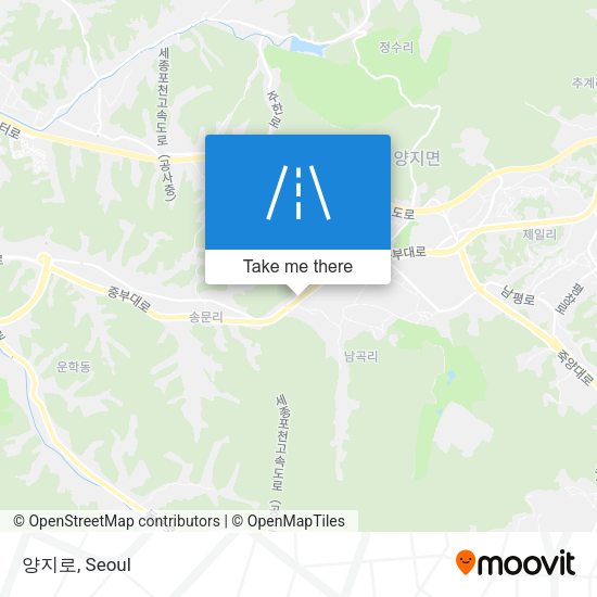 양지로 map