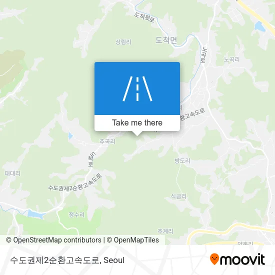 수도권제2순환고속도로 map