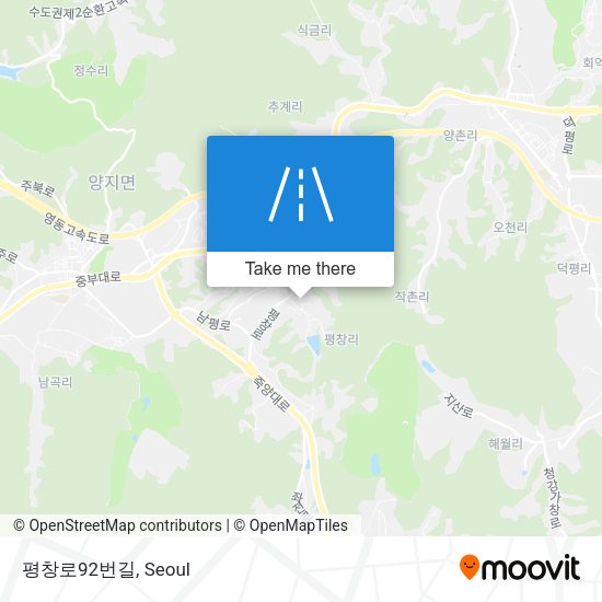 평창로92번길 map