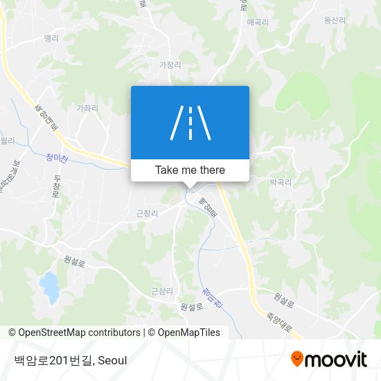 백암로201번길 map