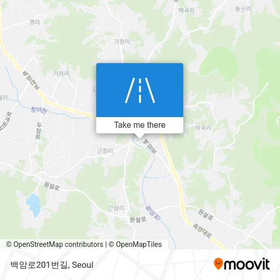 백암로201번길 map