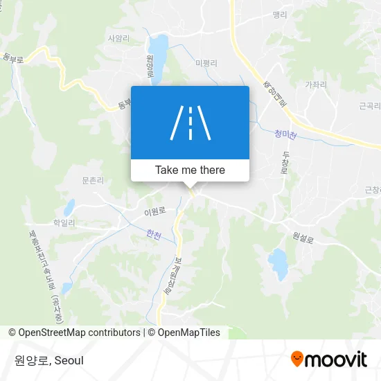 원양로 map