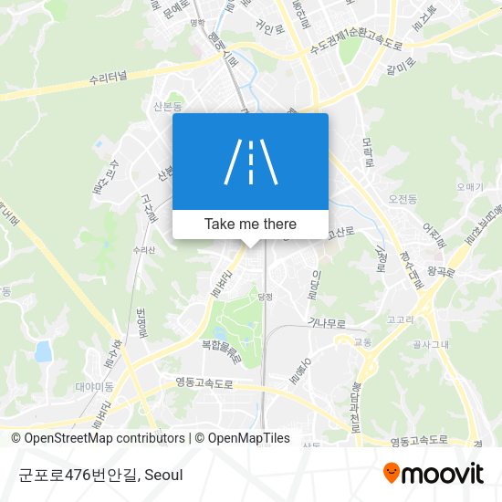 군포로476번안길 map