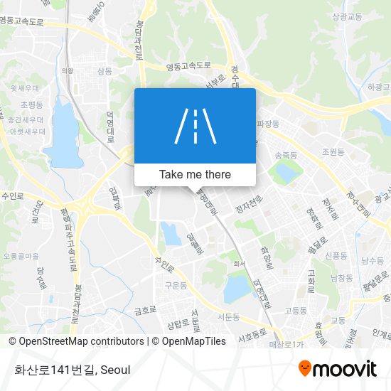 화산로141번길 map