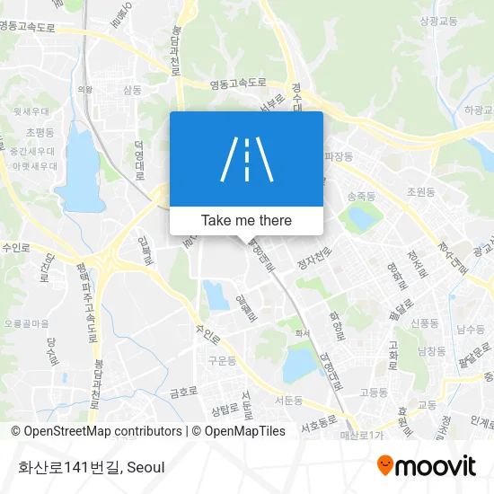 화산로141번길 map