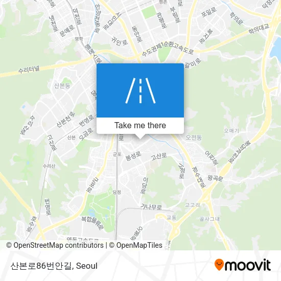 산본로86번안길 map