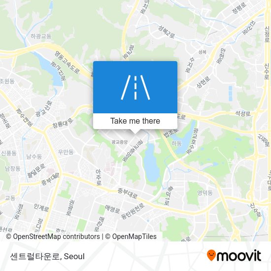 센트럴타운로 map