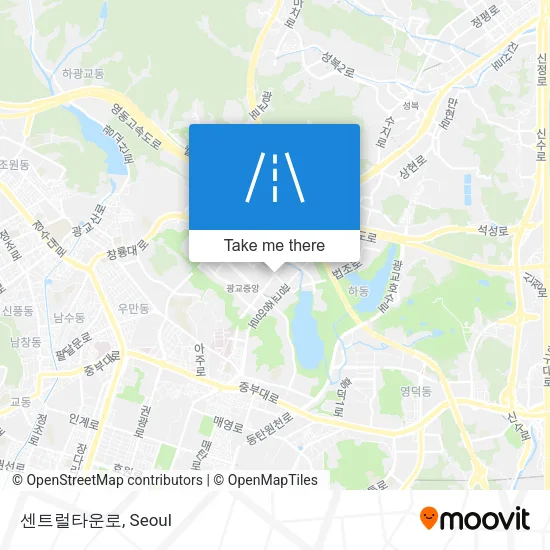 센트럴타운로 map