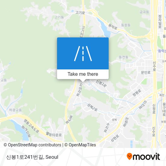 신봉1로241번길 map