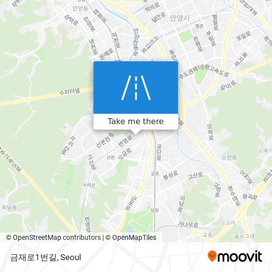 금재로1번길 map