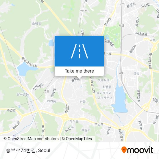 송부로74번길 map