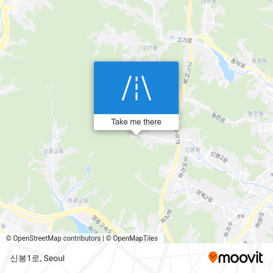 신봉1로 map