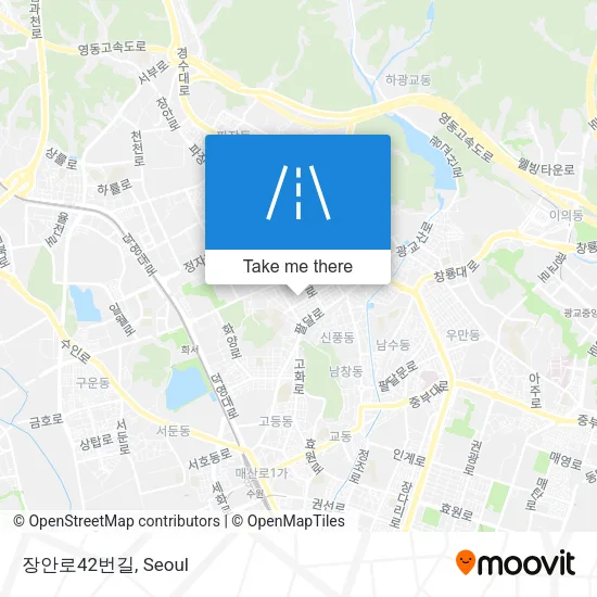 장안로42번길 map