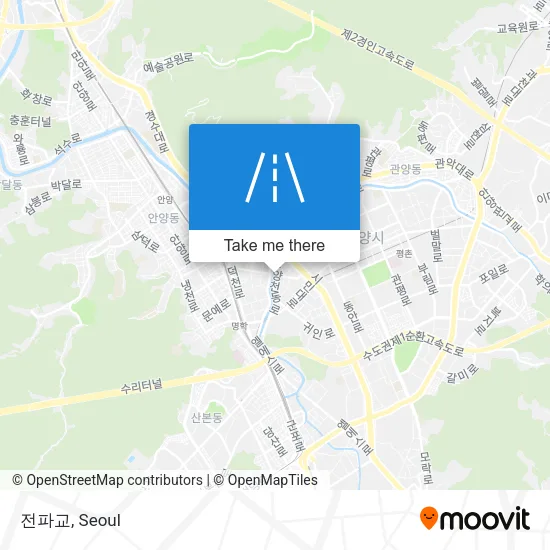 전파교 map