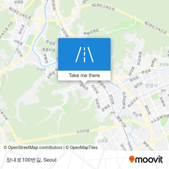 장내로100번길 map