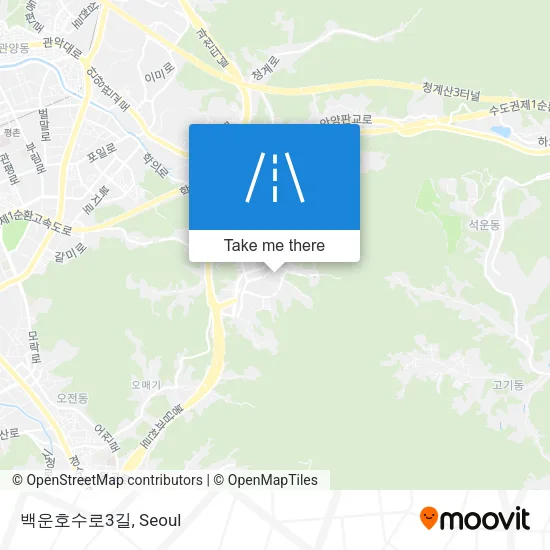 백운호수로3길 map