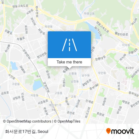 화서문로17번길 map