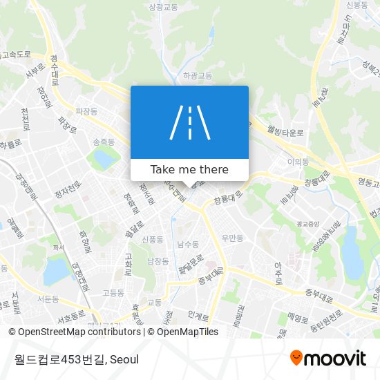 월드컵로453번길 map