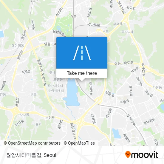 월암새터마을길 map