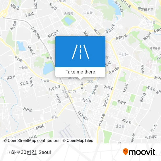 고화로30번길 map
