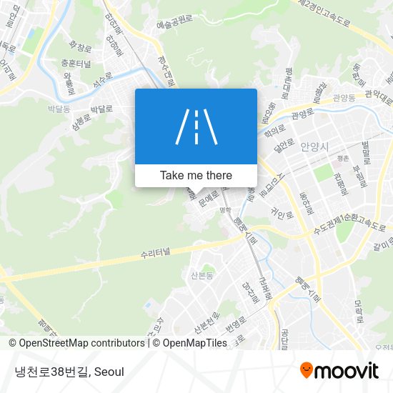 냉천로38번길 map