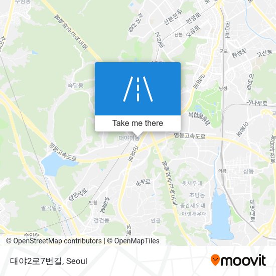 대야2로7번길 map