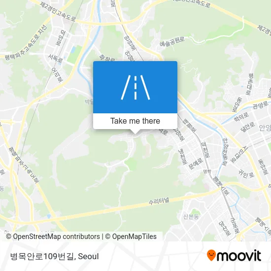 병목안로109번길 map