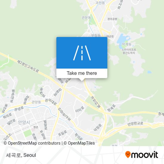 세곡로 map