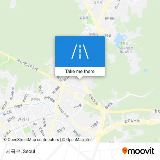 세곡로 map