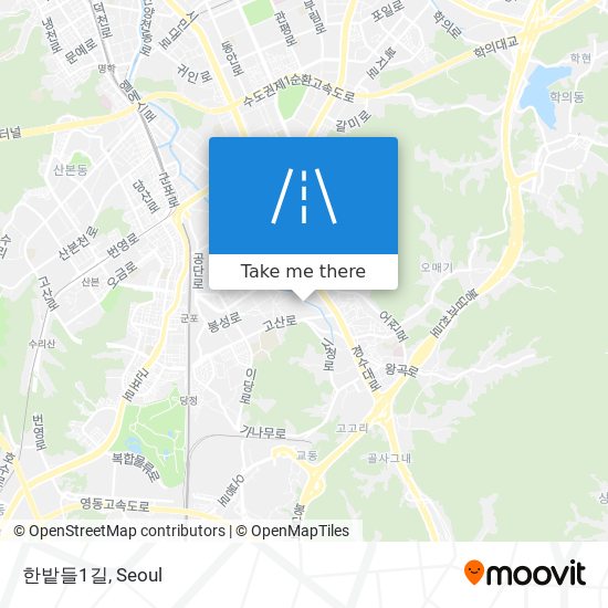 한밭들1길 map