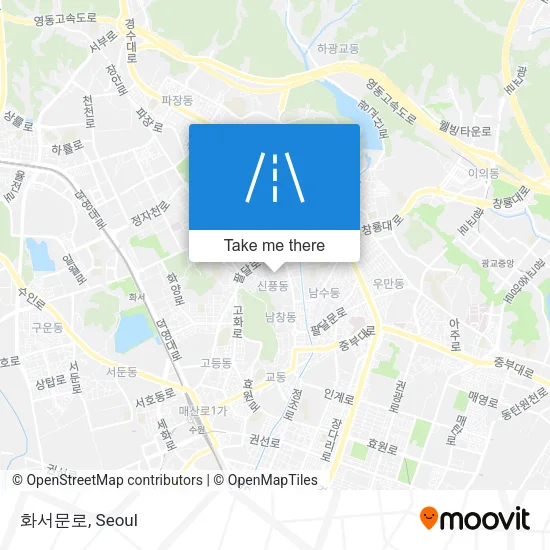 화서문로 map