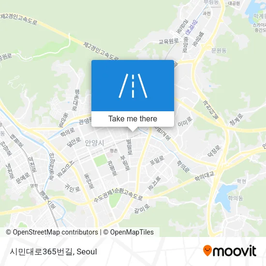 시민대로365번길 map
