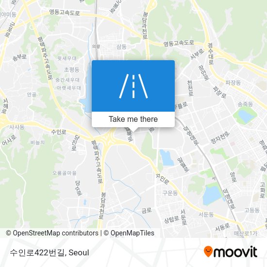 수인로422번길 map