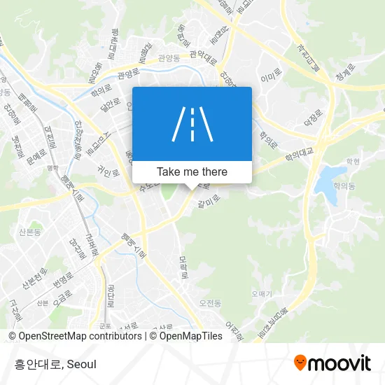 흥안대로 map