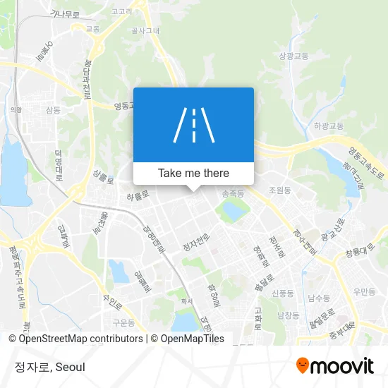 정자로 map
