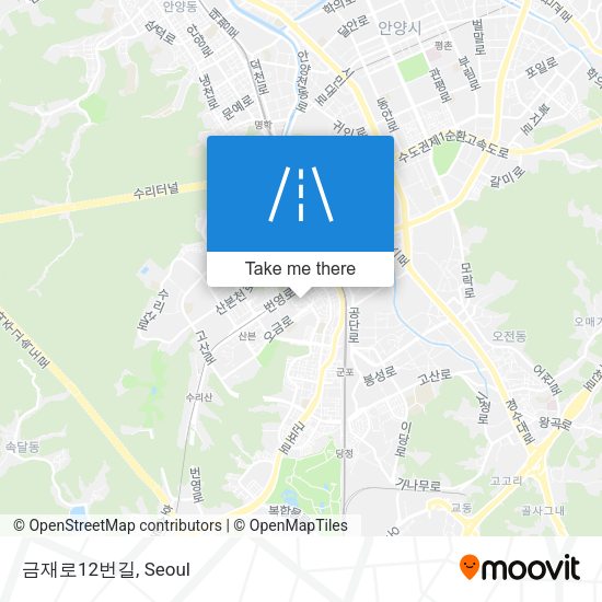금재로12번길 map