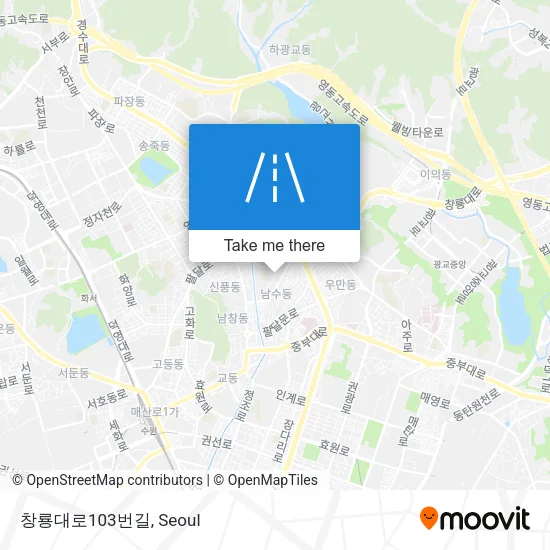 창룡대로103번길 map