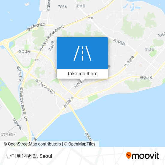 남디로14번길 map