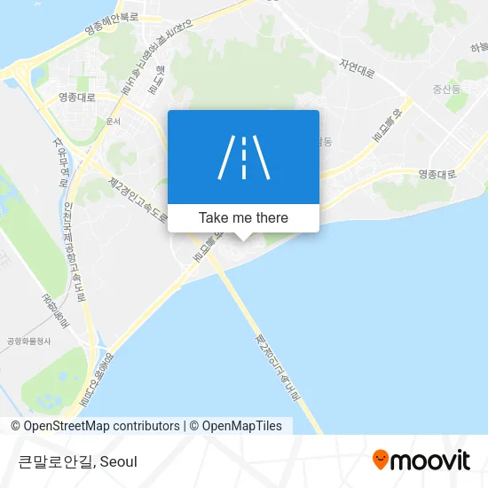 큰말로안길 map