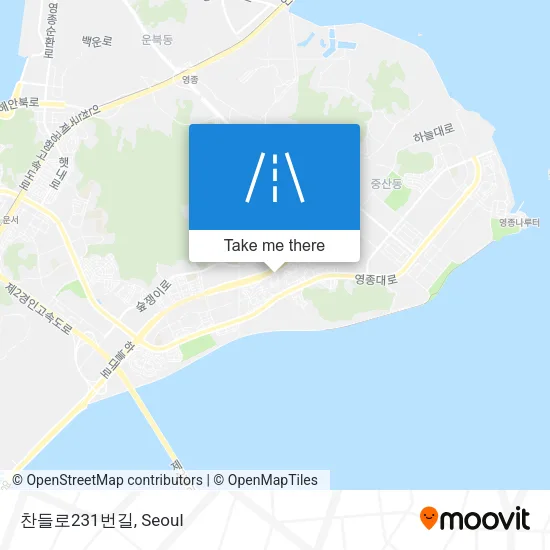 찬들로231번길 map