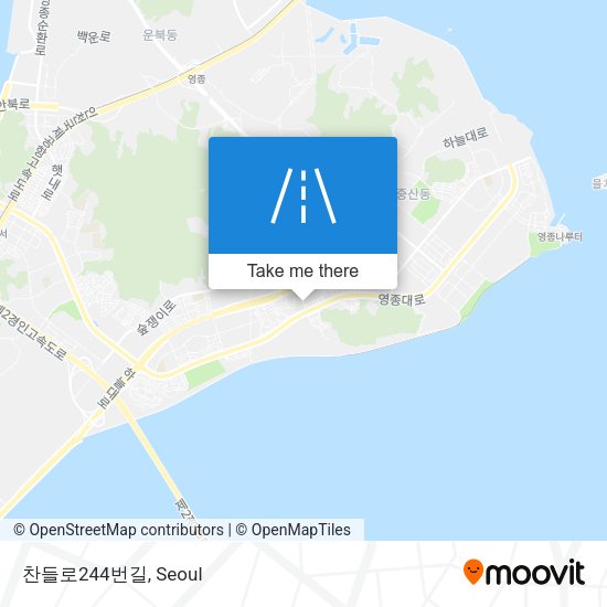 찬들로244번길 map