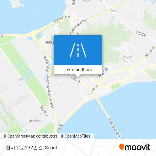 흰바위로232번길 map