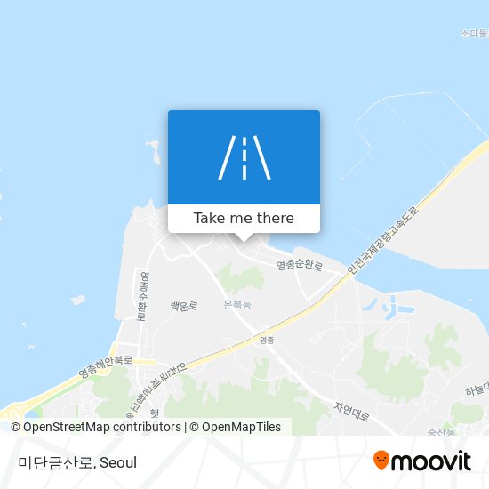미단금산로 map