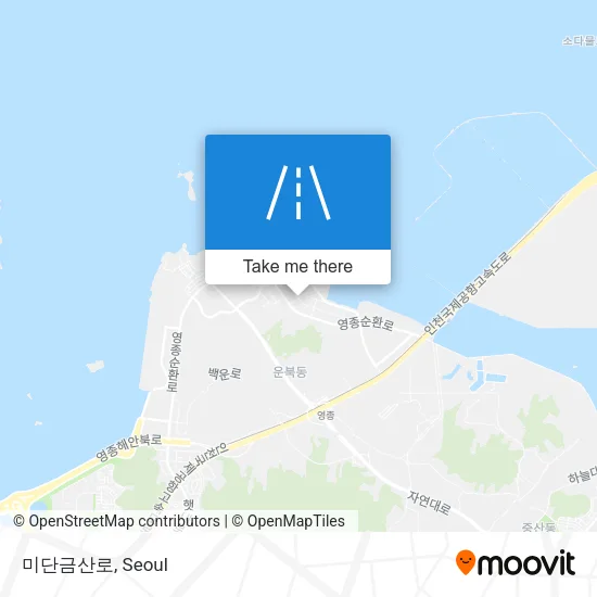 미단금산로 map