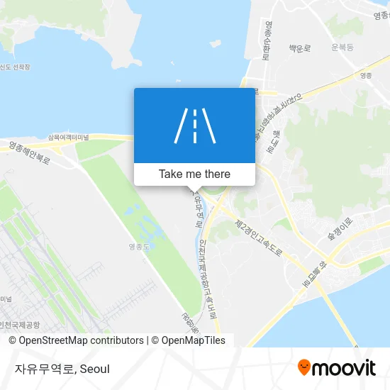자유무역로 map