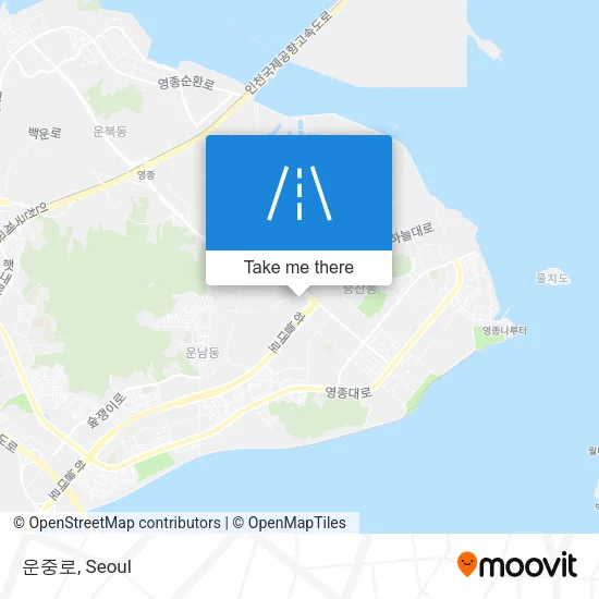 운중로 map