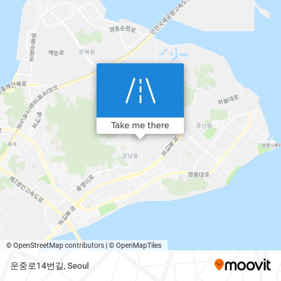 운중로14번길 map