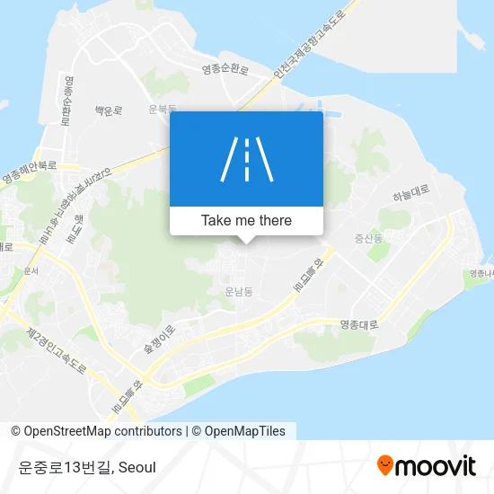 운중로13번길 map